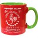 Sriracha Hot Sauce Red And Green Ceramic Mug