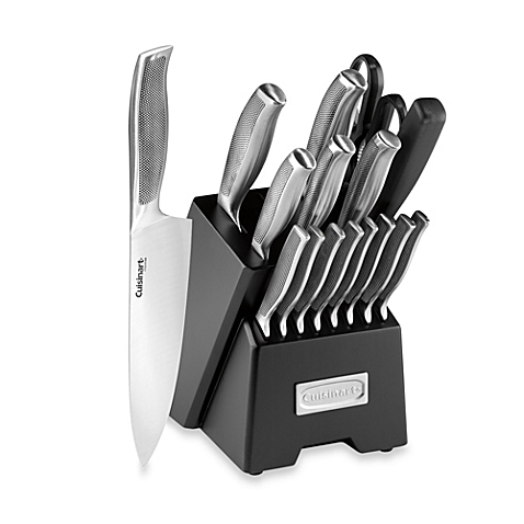 Cuisinart C77SS-15PK 15-Piece Stainless Steel Hollow Handle Block Set