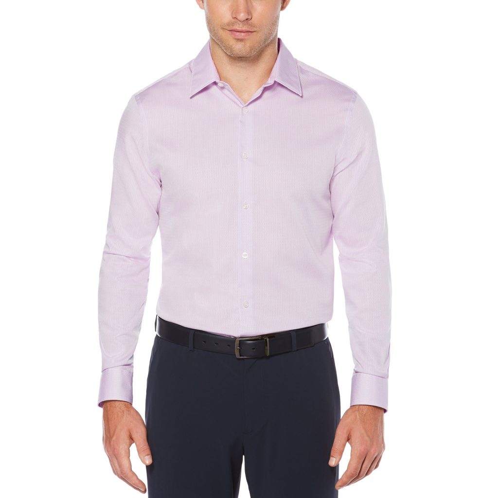 Perry Ellis Solid Dress Shirt