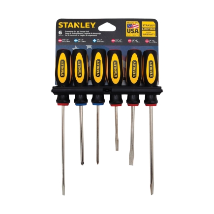 Stanley 6 Piece Screwdriver Set